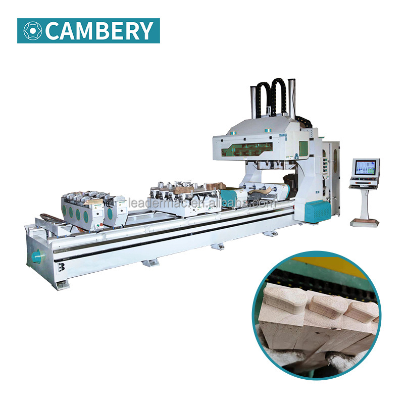 High Efficiency Tongue And Groove Structure Cnc Tenon And Mortise Compound Machining Center Machine