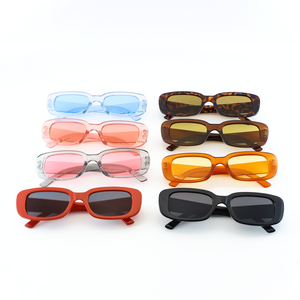 2023 Hot Fashion Customize Eyewear Retro Candy Color Polarized Glasses Vintage Solid Plastic Small Oval Sun Glasses Sunglasses