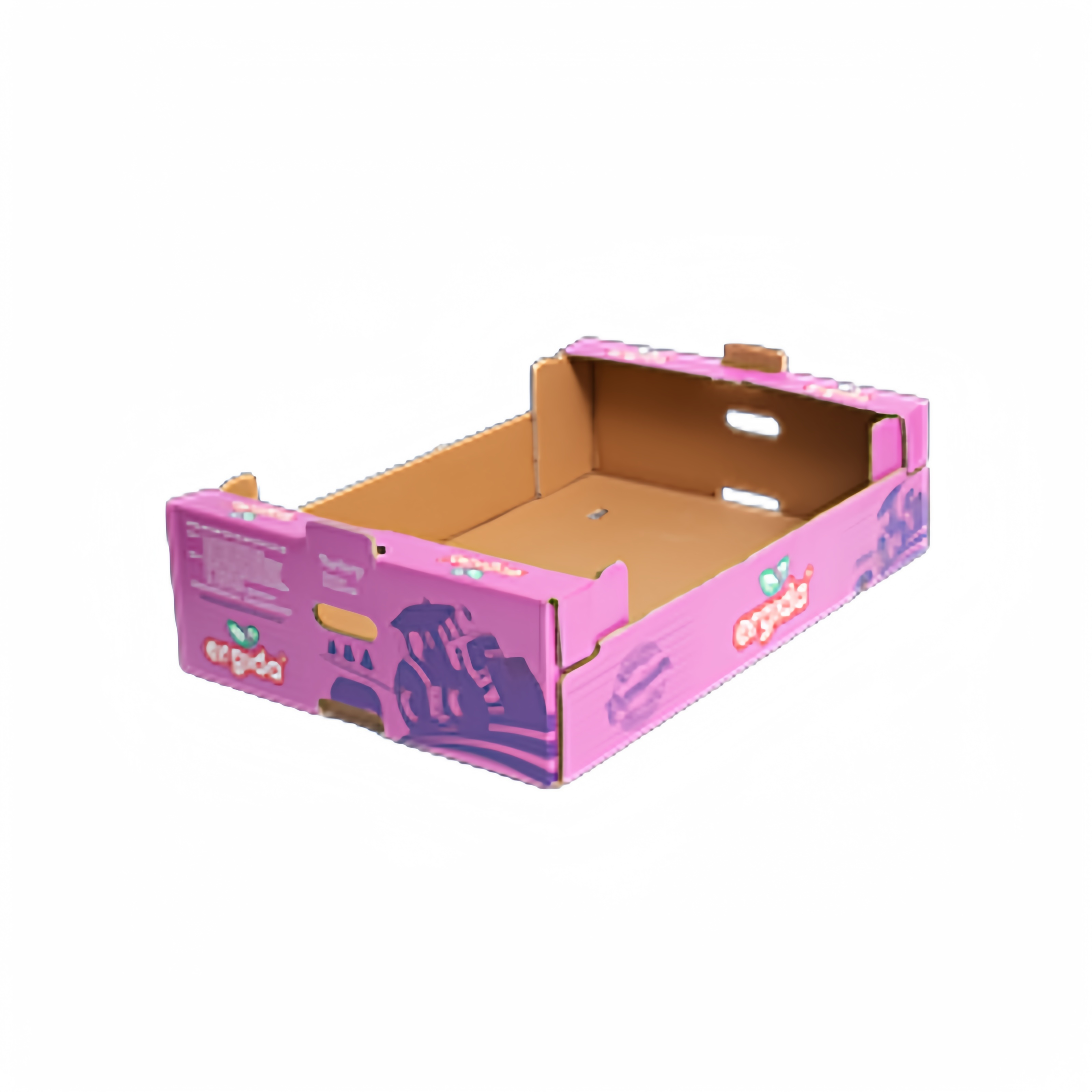 Custom vegetable fruit tomato packing transportation corrugated carton boxes for fruit box packaging