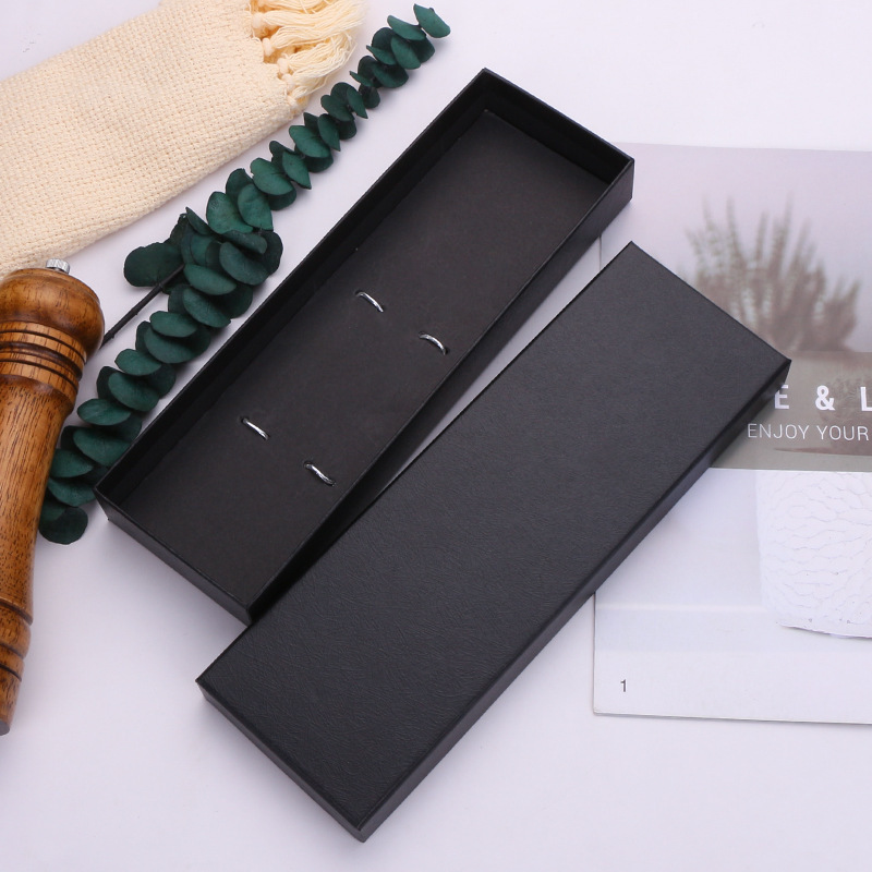 Custom Matte Black Cardboard Gift Box Packaging For Tableware Cutlery Chopsticks Spoon Knife Fork Packaging