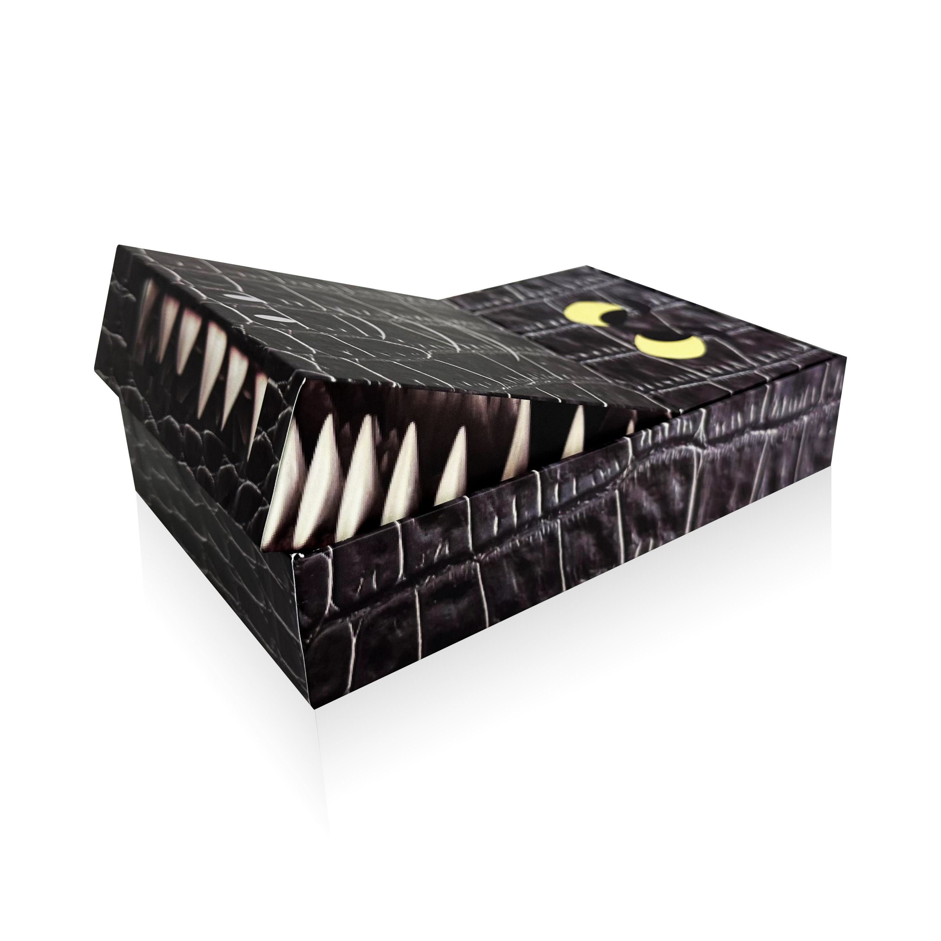 Custom Cartoon Crocodile Children Toy Cardboard Premium Packaging Box Kids Rigid Lid and Base Gift Paper Boxes