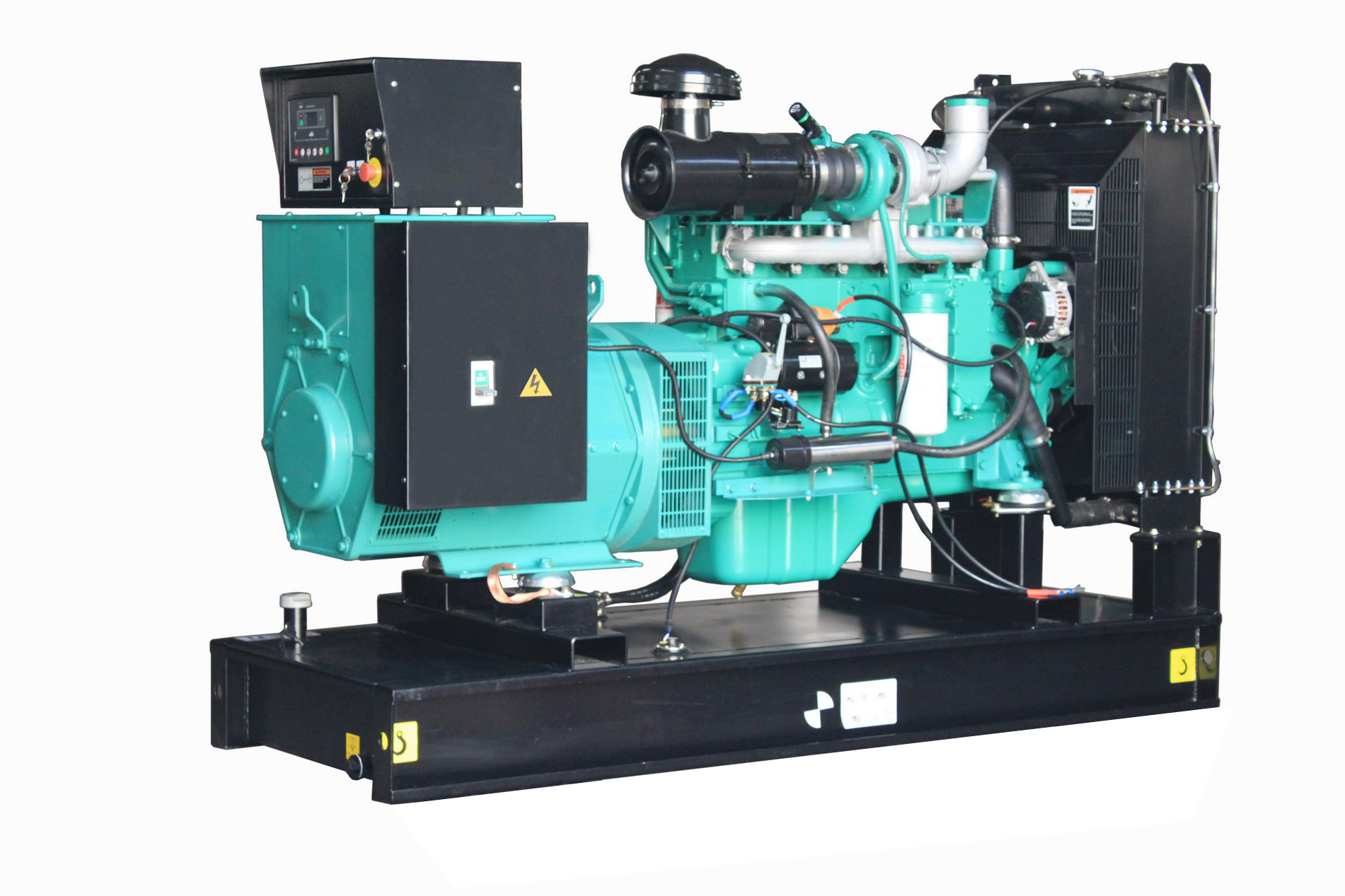 1500rpm 50HZ 95kva brushless alternator 76kw three phase single bearing diesel generator