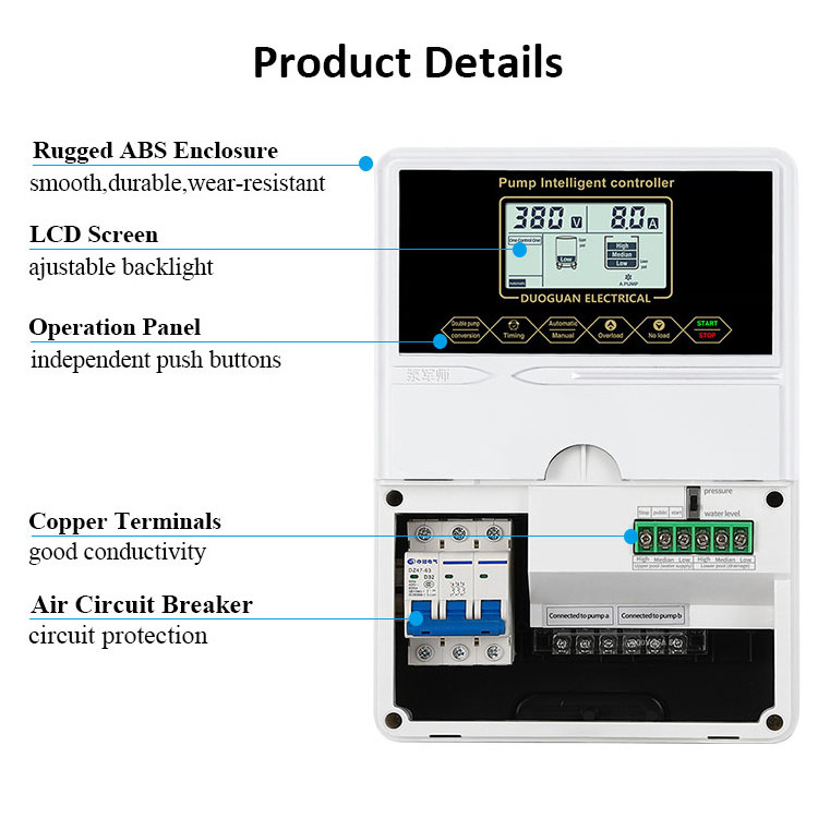 Durable Intelligent pressure control switch water pump controller pressure