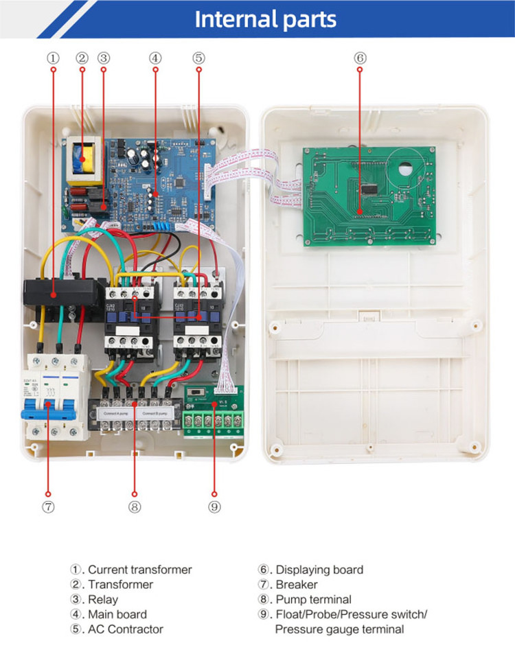 Durable Intelligent pressure control switch water pump controller pressure