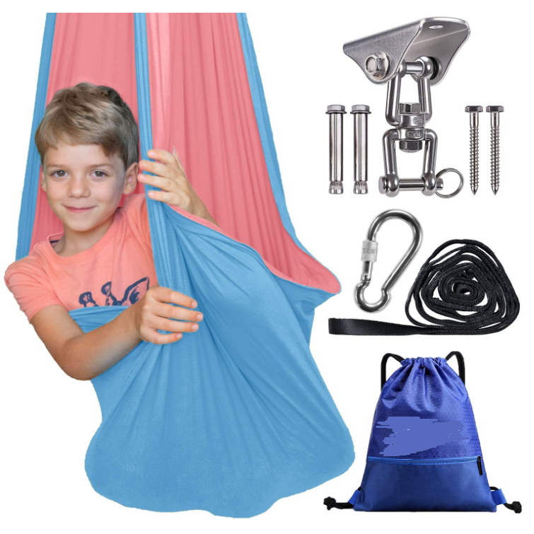 Customized color kids sensory hammock therapy swing