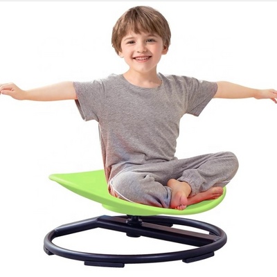 New Kids Sensory Swivel Chair Sensory Spin Chair Seat Improve Physical Coordination Wobble Chair