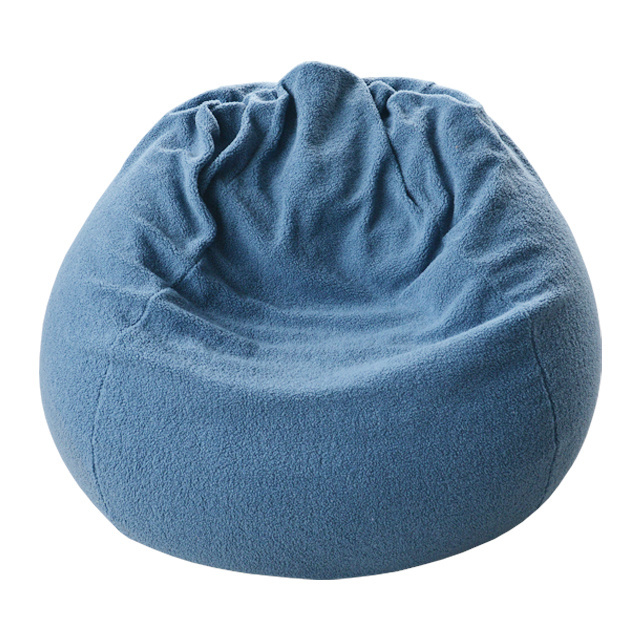 Factory wholesale microbeads filling lazy cozy soft sitting bean bag chair cover living room sofa