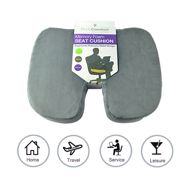 Wholesale High Quality Relief Pain Ventilated Coccyx Orthopedic Memory Foam Back Seat Cushion