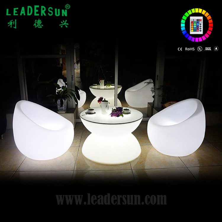 Wholesale led bar table LED light bar furniture cocktail night club table for party rental