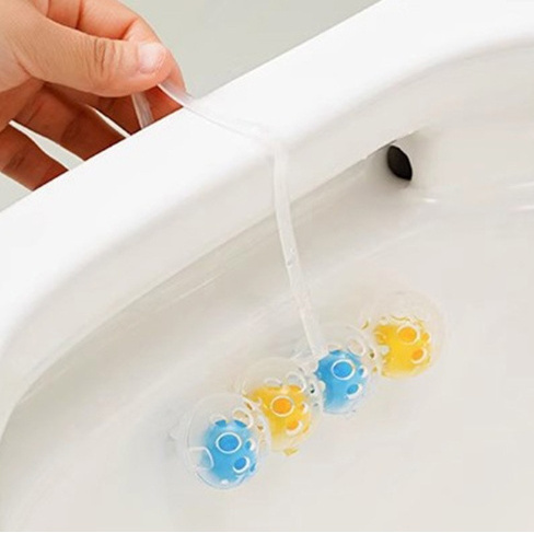 2024 Hot Selling Hanging Toilet Bowl Cleaner Toilet Air Freshener Fragrance Ball Deodorization Balls