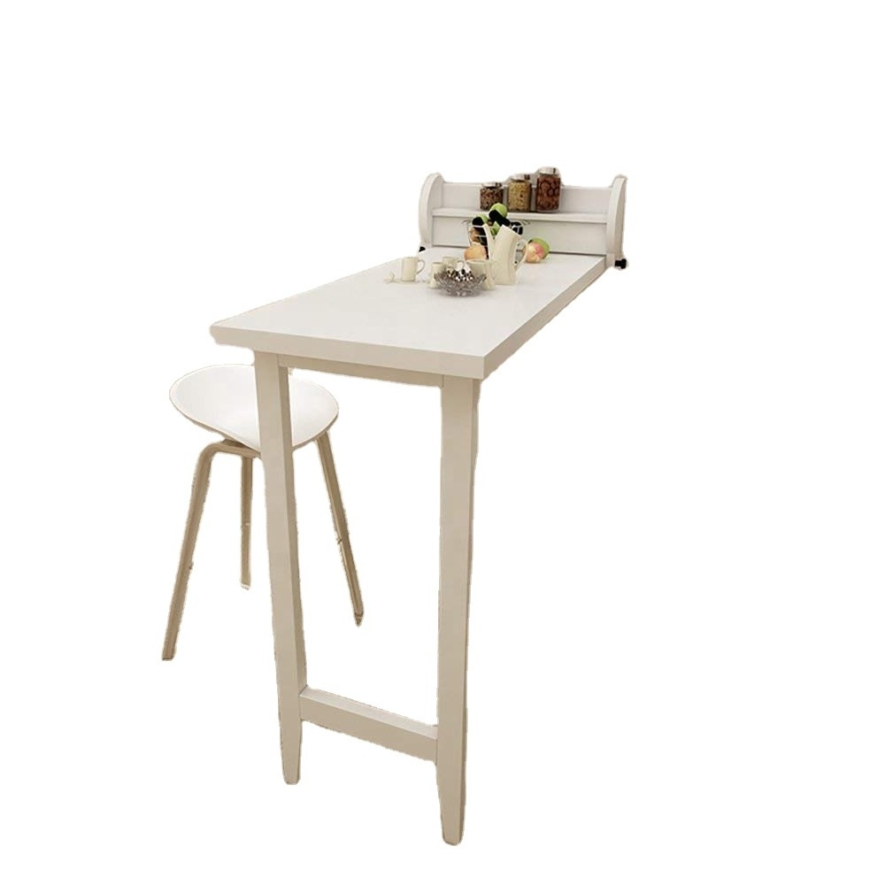 muti-funtion Folding down  Wall  table Hanging  Kitchen Dining Table Wall Mounted lift Dining Table White