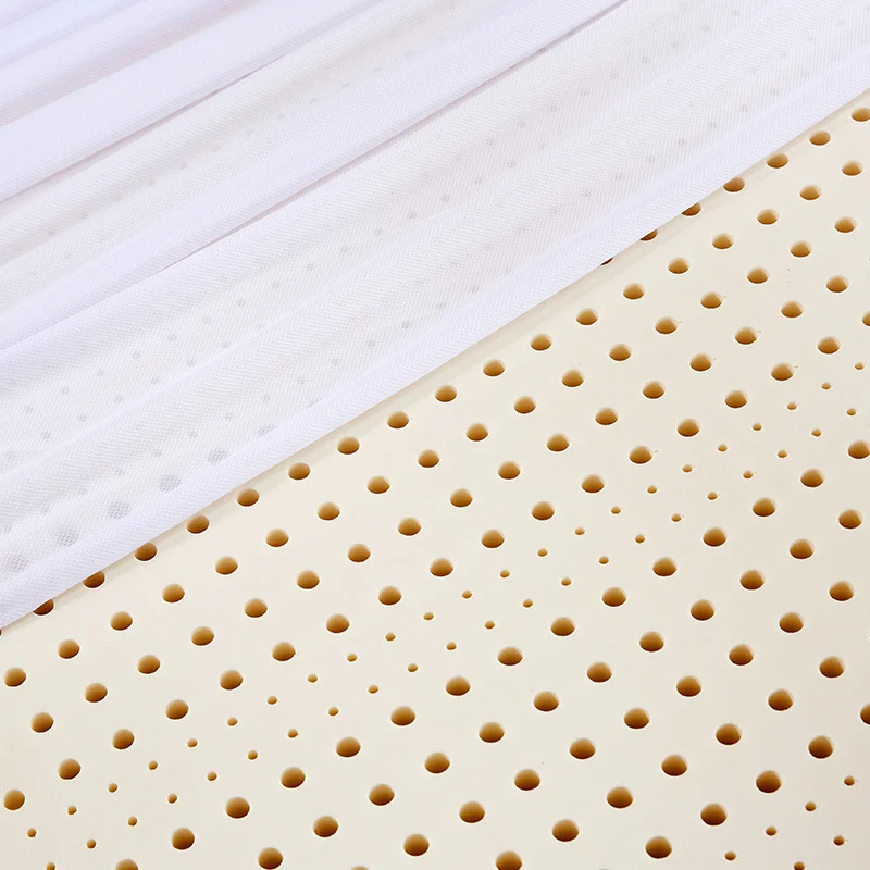 100% Thailand natural Massage mattress natural rubber pure thickened roll up high quality vacuum packed latex mattress