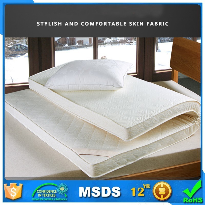 100% Thailand natural Massage mattress natural rubber pure thickened roll up high quality vacuum packed latex mattress