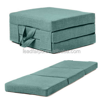 Home Furniture Waterproof Outdoor Folding Memory Foam Sponge Mattress Bed Yoga Car Camping Mattress Customized Medium Polyester