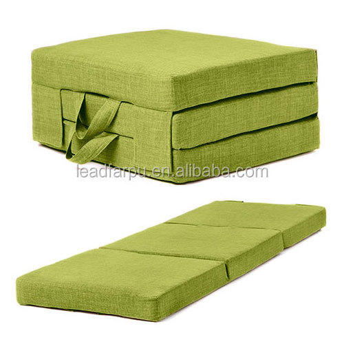 Home Furniture Waterproof Outdoor Folding Memory Foam Sponge Mattress Bed Yoga Car Camping Mattress Customized Medium Polyester