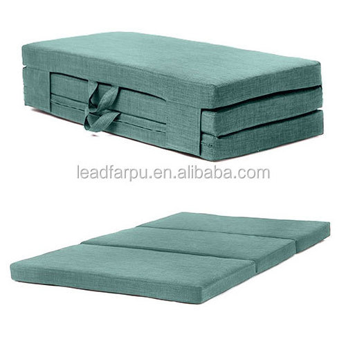 Soft Bed Mattress Massage Bed Home Furniture Medium Modern Japan Memory Foam Three Folding Customized 100% Polyester