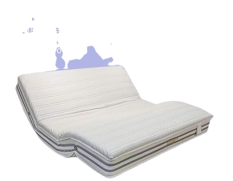 Adjustable Bed Base Frame + Carton Box 12 Inch Luxury Cool Gel Memory Foam Mattress,head & Foot Articulation Mattress Iron