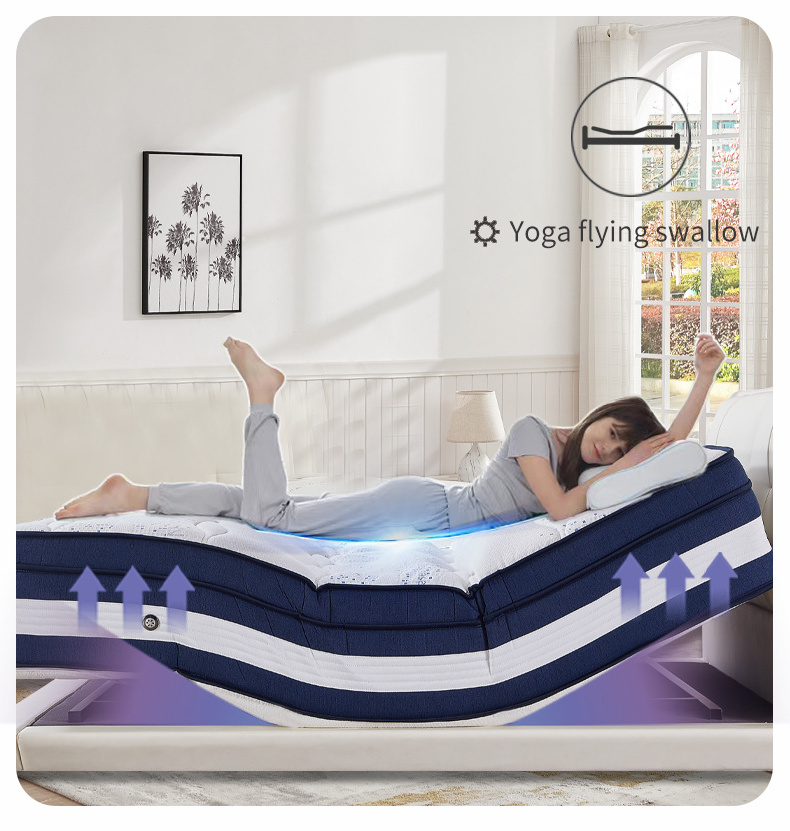 Factory Direct Wholesale Matelas Ajustable Lifting Air Music Massage Mattress Smart and Electric Height Adjustable Mattress