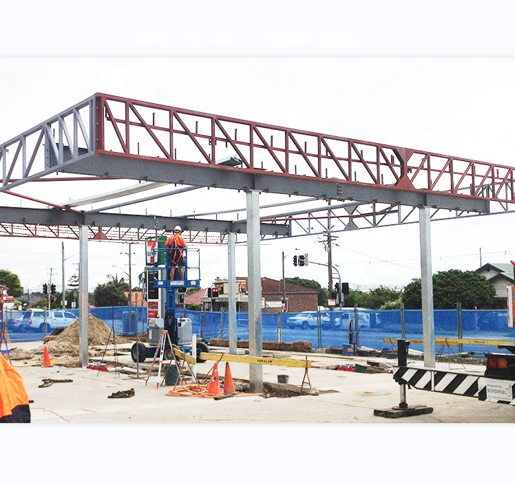 Graphics Design Space Frame Gas Petrol station Canopy Construction Canopy Structure