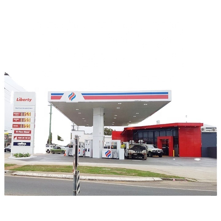 Graphics Design Space Frame Gas Petrol station Canopy Construction Canopy Structure