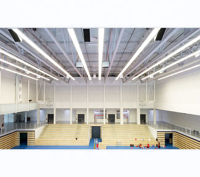 LF Truss Space Steel  Long-Span Structure Indoor Stadium Bleachers Beautiful Easy Install Gym Bleachers