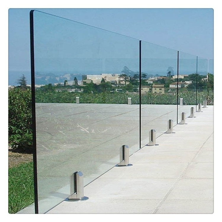 Qualified 4mm 5mm 6mm 8mm 10mm 12mm Thick Safety Clear Tempered Glass Panels Price m2 For Building Wall Window Door Pool Fence