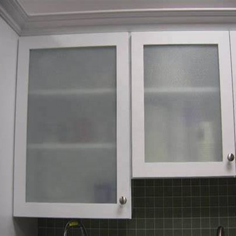 4mm 5mm 6mm Manufacturer Frosted Tempered Glass Price For Kitchen Cabinet Door