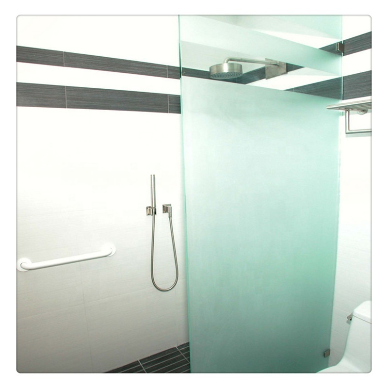 High Quality Tempered Frosted Glass Price Cost Per Square Foot For Shower Closet