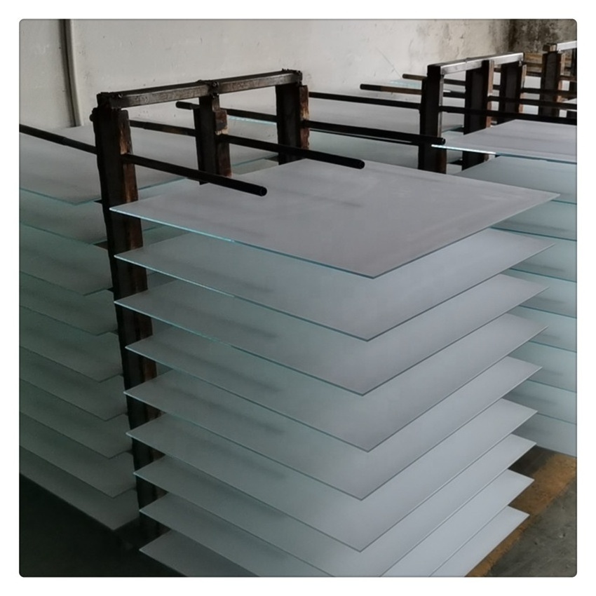 Custom Design Silk Screen Digital Printed Printing Tempered Glass For Building Furniture Industrial Decoration