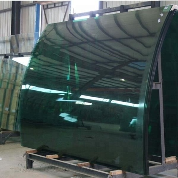 Architectural Bent Tempered Laminated Insulated Glass For Building Wall Windows Storefront