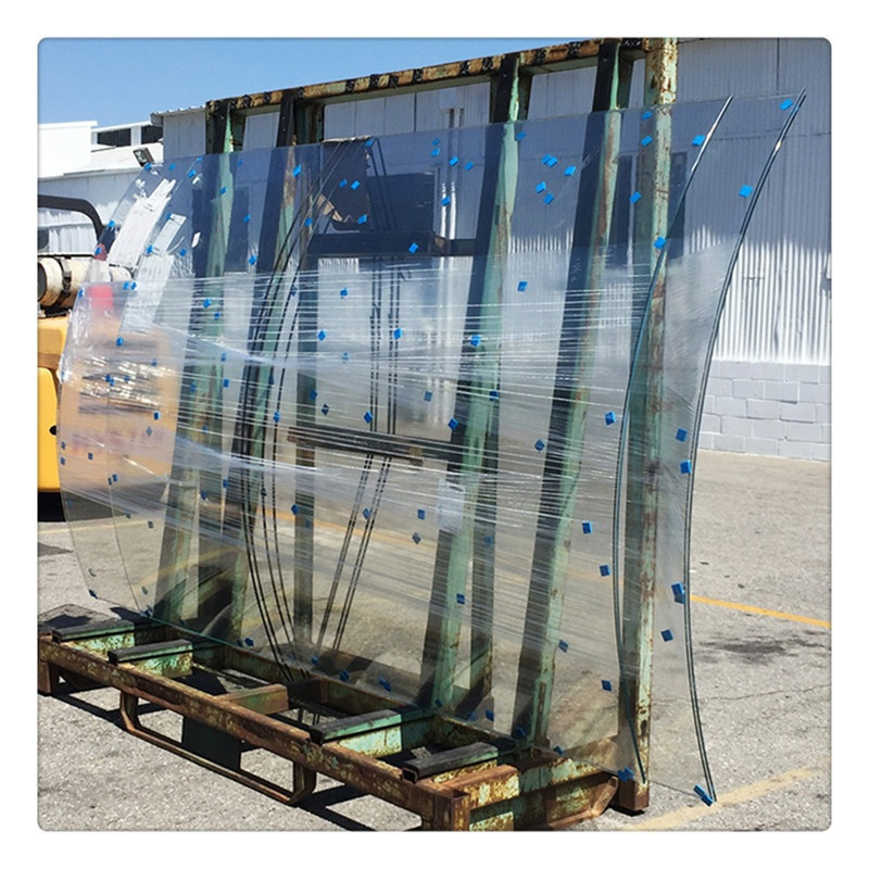 Architectural Bent Tempered Laminated Insulated Glass For Building Wall Windows Storefront