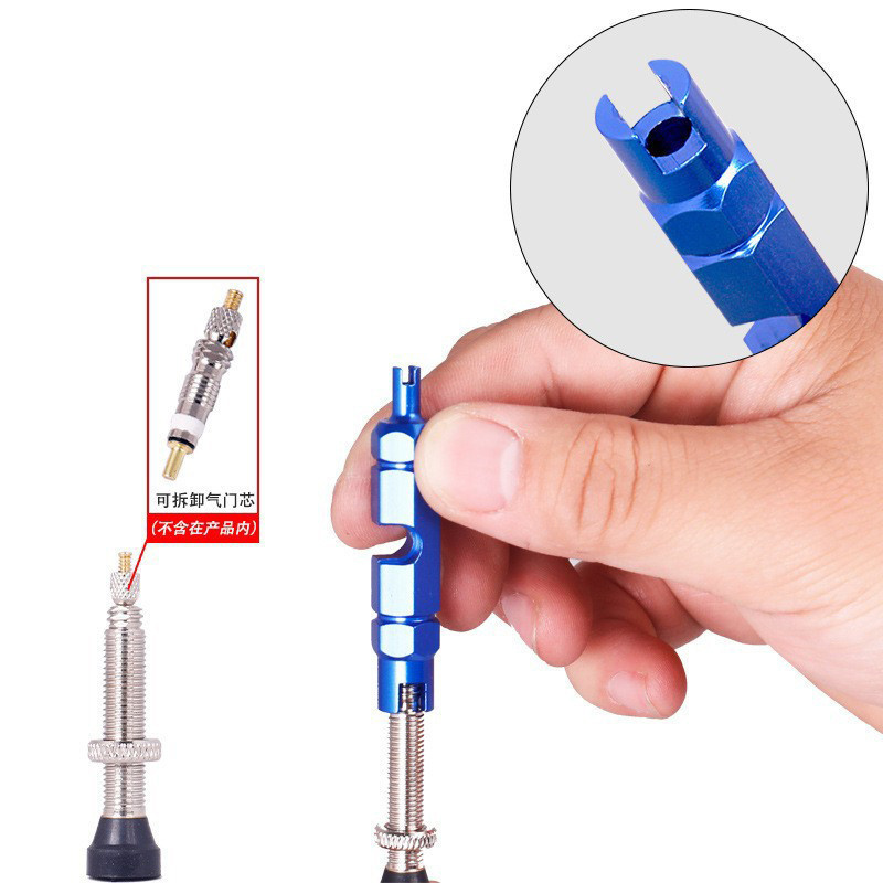 4 IN 1 Portable Bicycle Valve Wrench Multifunction Schrader/Presta Valve Core Disassembly Installation Tools For MTB Road Bike