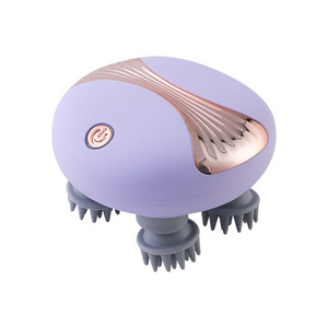 2024 Electric Scalp Massager Portable Head Scratcher Pressure Release Massage Octopus Head Massager