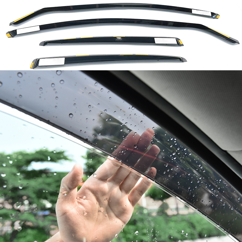 4pcs Auto Parts Window Door Visor Weather Shield for Toyota for Honda for Nissan for Mitsubishi for Suzuki for Japanese Car