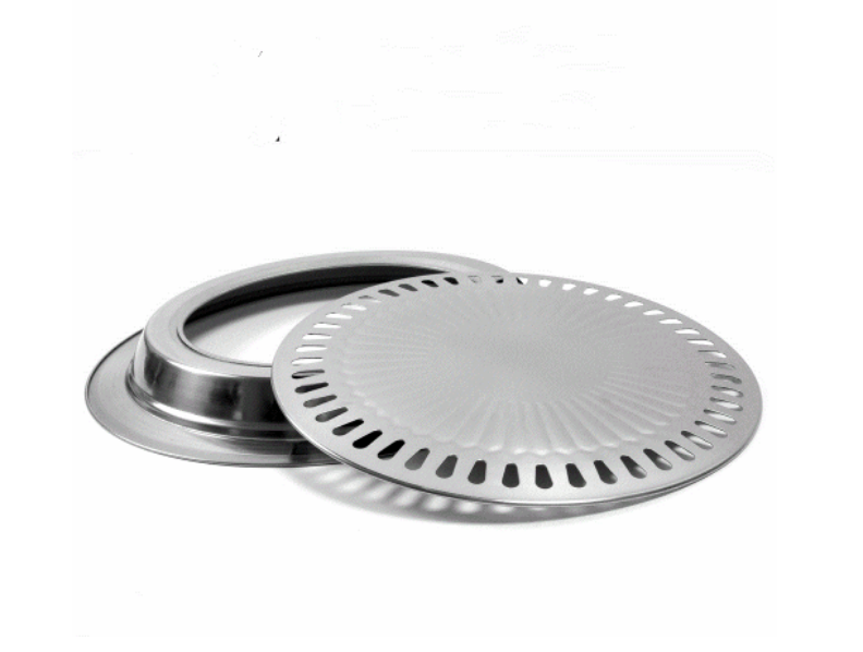 stainless steel bbq grill grate skillet pan