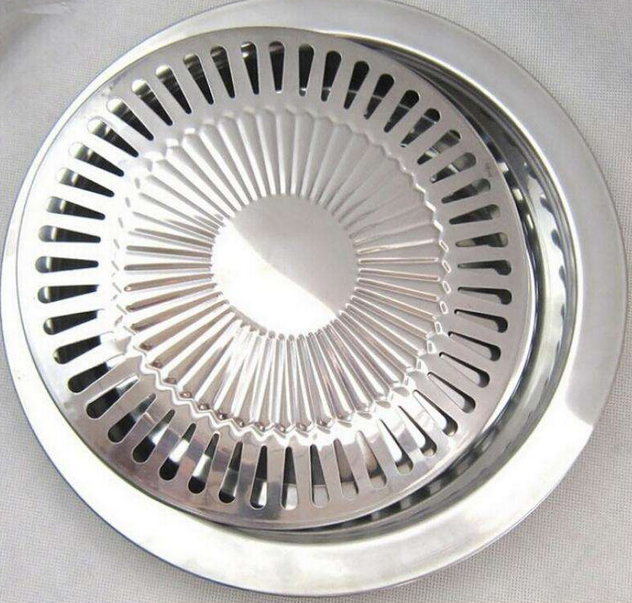 stainless steel bbq grill grate skillet pan