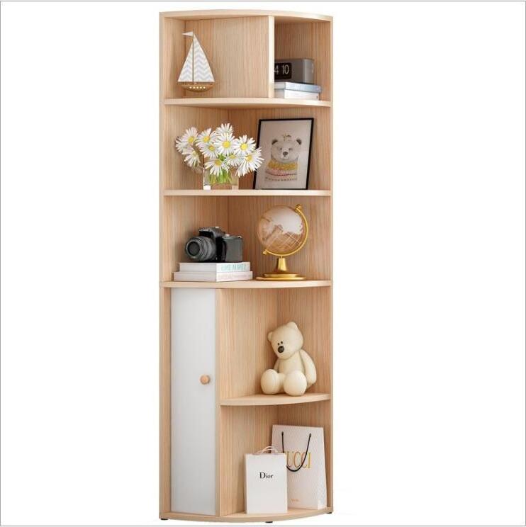 New furniture simple narrow flat pack multifunctional bedroom living room wall triangle storage shelf corner drop cabinet