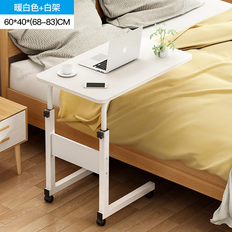 Home Work Wood Bed Laptop Desk Fixed Removable Height Adjust Computer Desk Coffee Breakfast Serving Table mobile computer cart