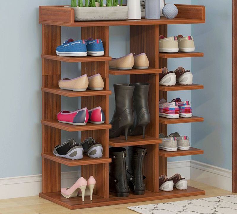 Wooden Zapateros Storage Display Organizer Shoe Racks For Home