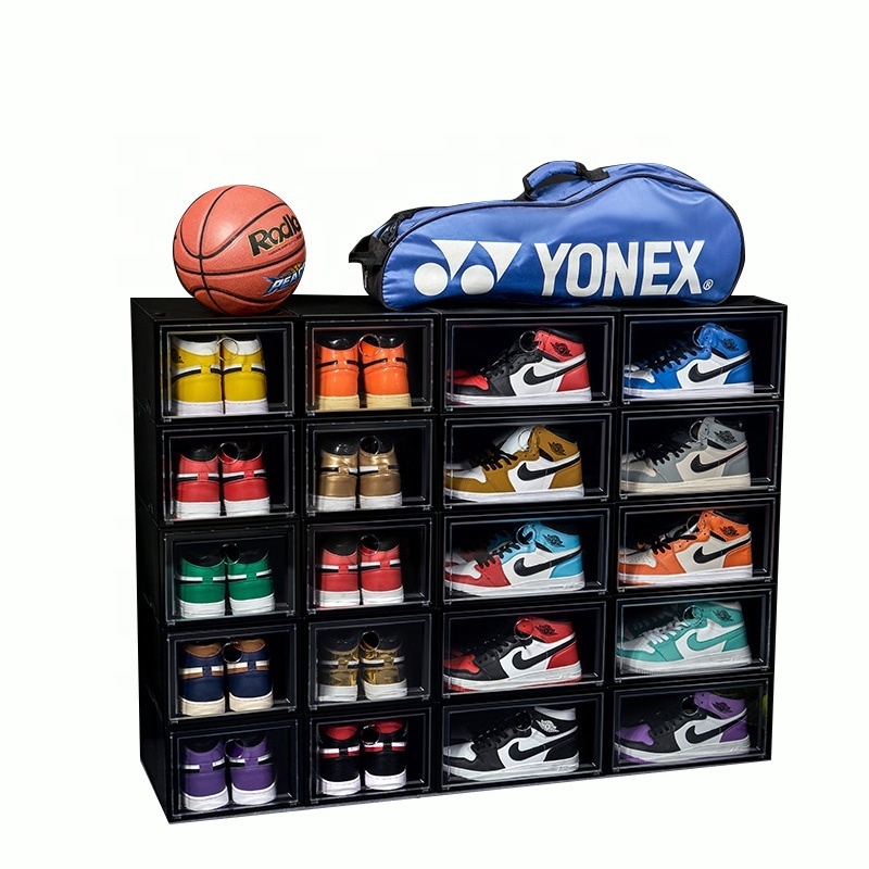 Foldable Shoe Rack  Customized Living Room Modern Finish Furniture shoe box plastic storage