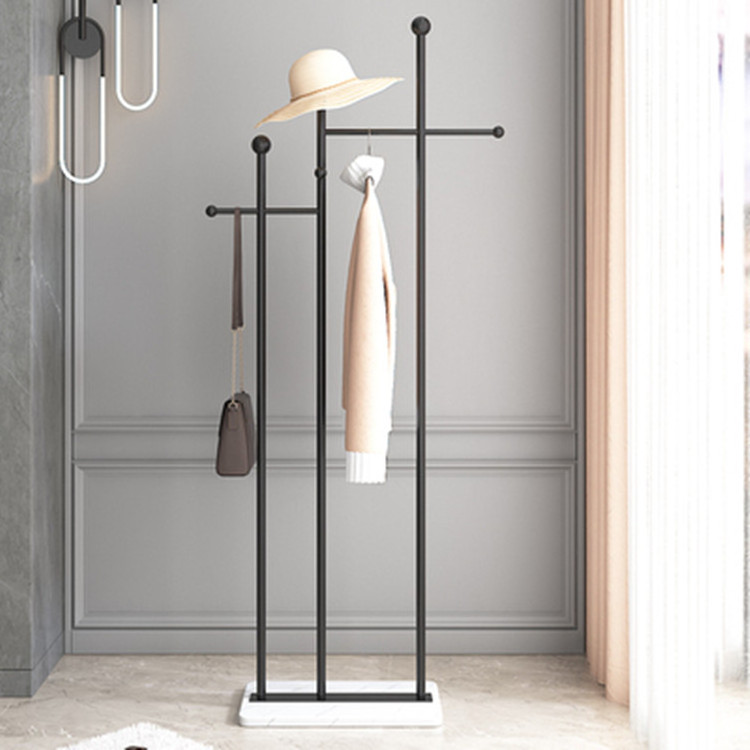 Simple Meta Clothesl Coat Hanger Stand For Living Room Bedroom