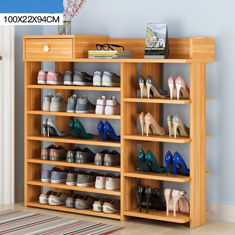 Wholesale Water Proof Wooden Entryway Shoe Rack Shoe Cabinet With Large Space