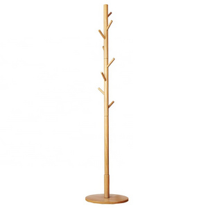 Eco-friendly Living room Furniture Beech Wood Clothes Rack Coat Hanger Hat Rack with New Design