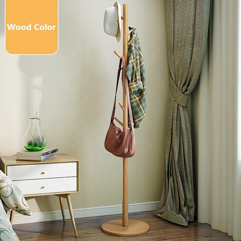 Eco-friendly Living room Furniture Beech Wood Clothes Rack Coat Hanger Hat Rack with New Design