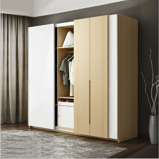 Modern 2-door 3-door Combination Multi-functional Bedroom Wardrobe Sliding Door