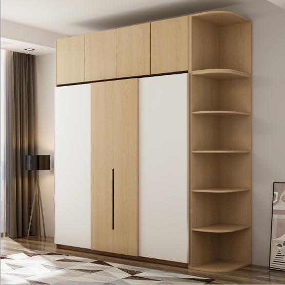 Modern 2-door 3-door Combination Multi-functional Bedroom Wardrobe Sliding Door