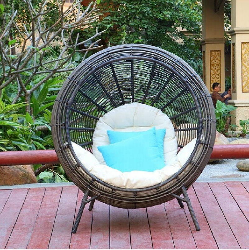 PE Rattan /Wicker Outdoor Patio Sofa Leisure Lounge Chair Garden Chairs