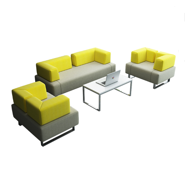 three-seater business meeting guest sofa reception sofa