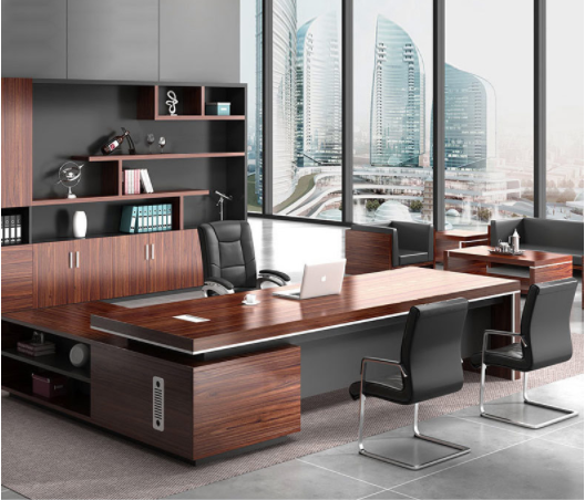 Luxury Office Table Executive Desk Wooden L Shaped Computer Office Desk Tables For Office Furniture