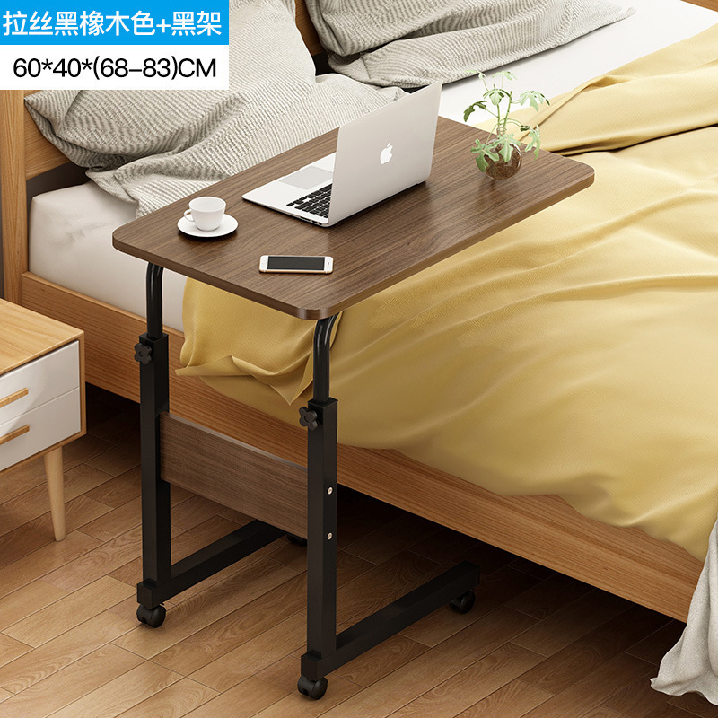 Home Work Wood Bed Laptop Desk Fixed Removable Height Adjust Computer Desk Coffee Breakfast Serving Table mobile computer cart